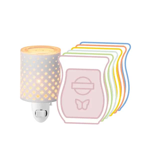 Bloom From Within! Bundle (1 Mini Warmer, 6 Scentsy Bars)