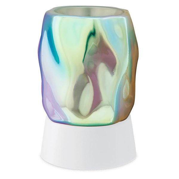 Bubbled – Iridescent Scentsy Mini Warmer with Tabletop Base