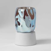 Bubbled – Iridescent Scentsy Mini Warmer with Tabletop Base Switched Off