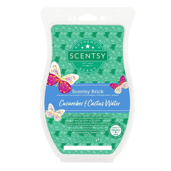 Cucumber & Cactus Water Scentsy Brick