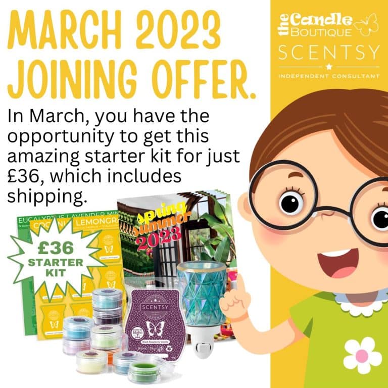 join Scentsy In March For Just £30 / €37!