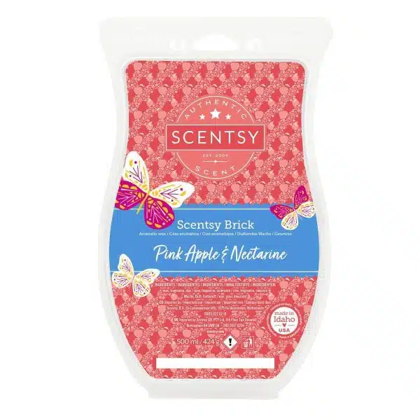 Pink Apple & Nectarine Scentsy Brick