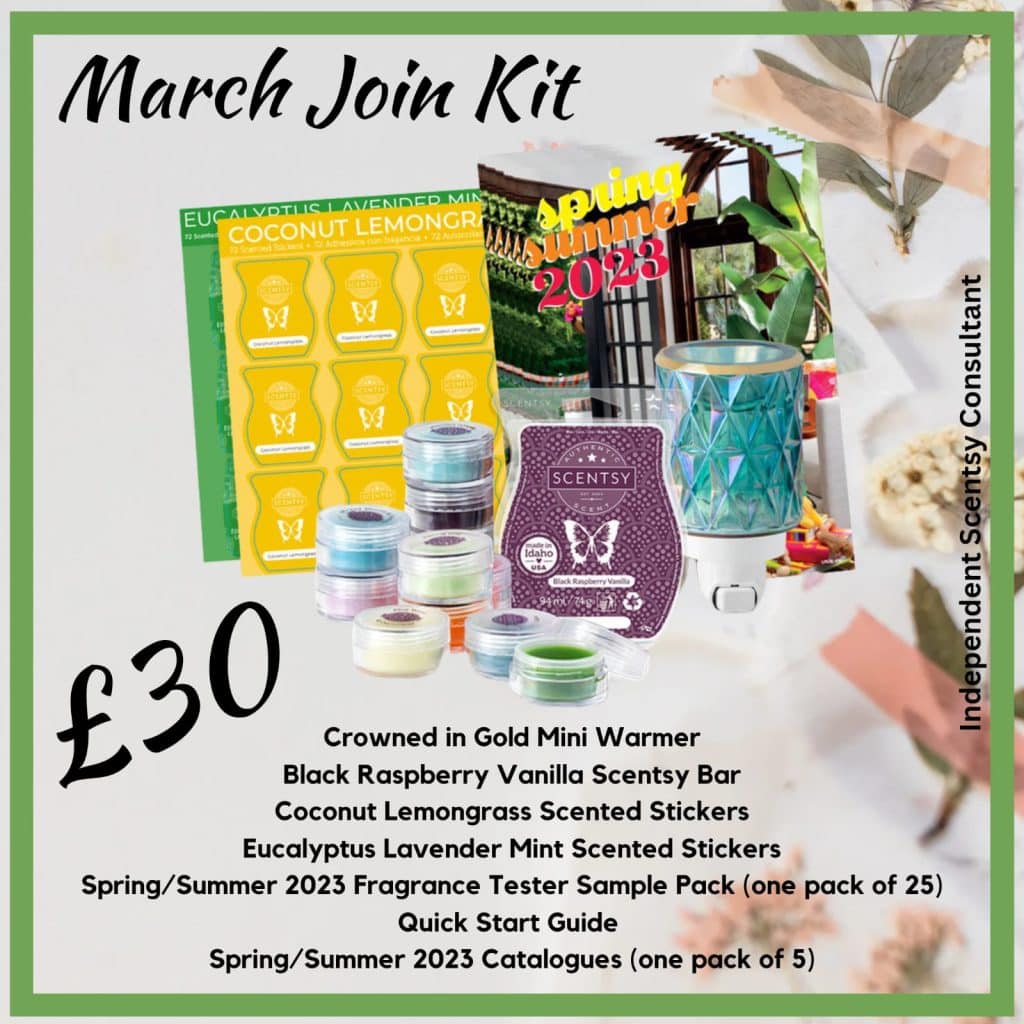 March 2023 Scentsy Starter Kits