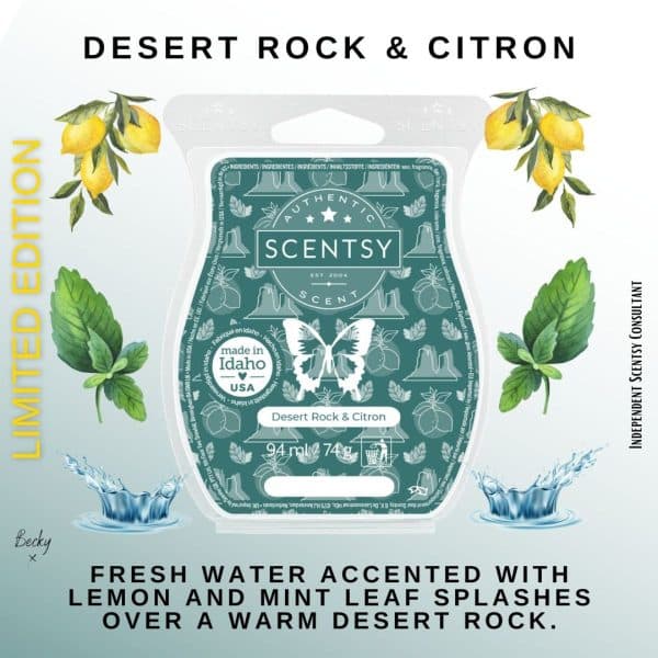 Desert Rock & Citron Scentsy Bar