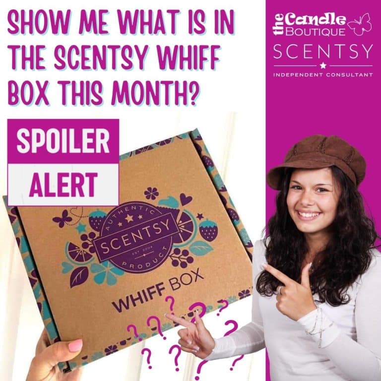 Scentsy UK Whiff Box Contents