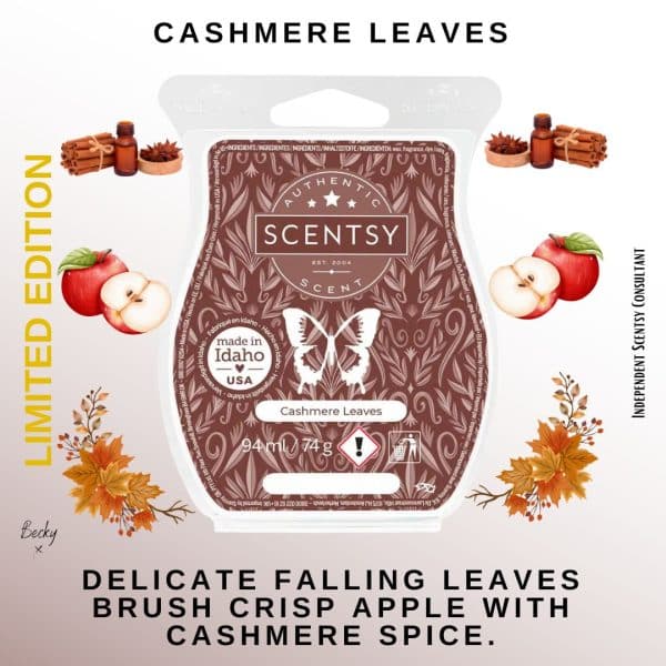 Cashmere Leaves Scentsy Wax Bar
