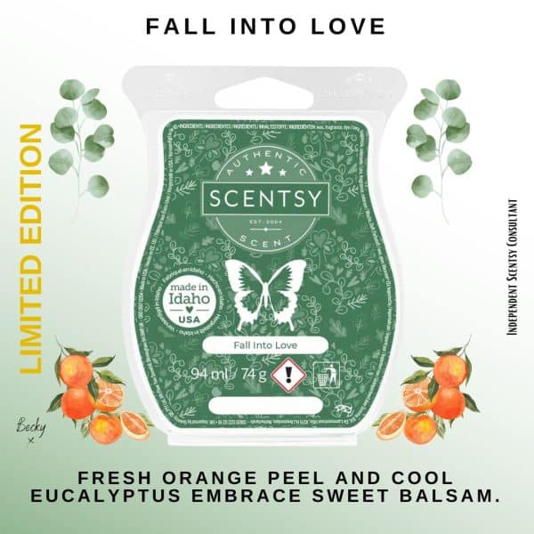 Fall Into Love Scentsy Wax Bar