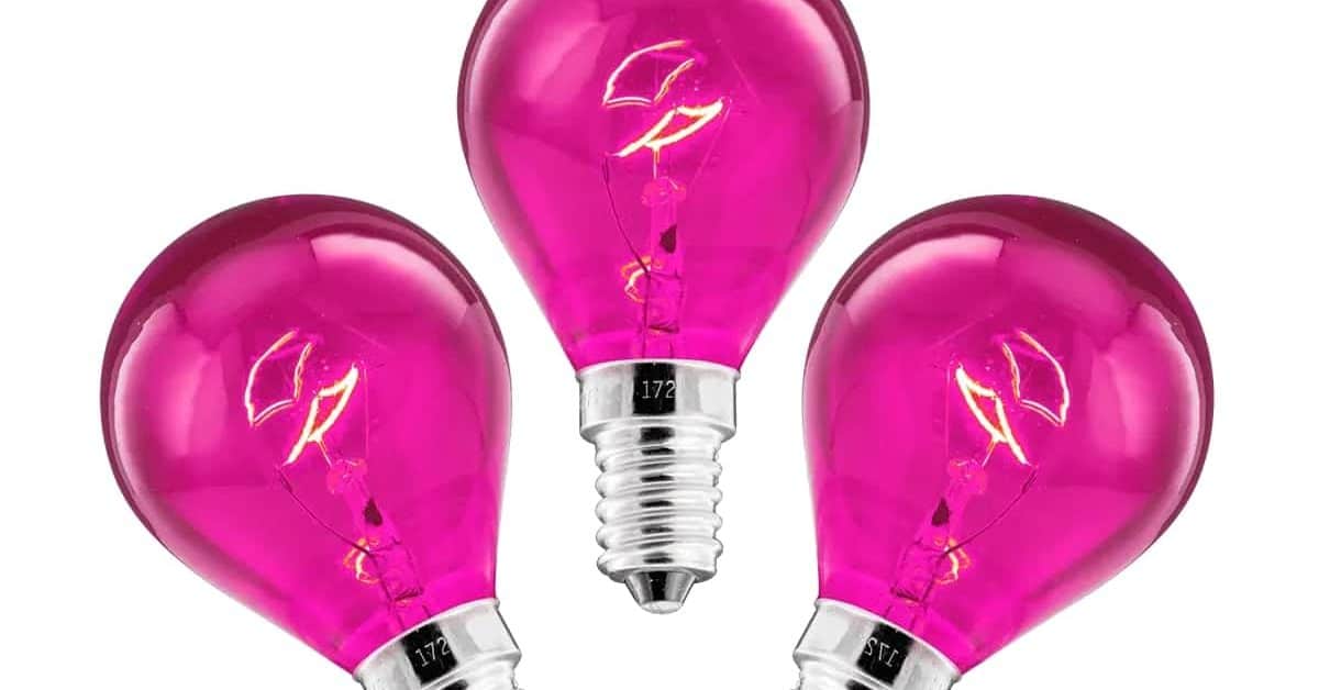 Pink on sale bulb lights