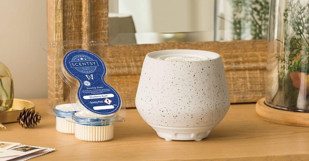 Bespeckled Tabletop Fan Diffuser The Candle Boutique Scentsy UK