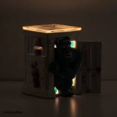 Disney and Pixar Monsters Inc. − Scentsy Warmer Dark Setting