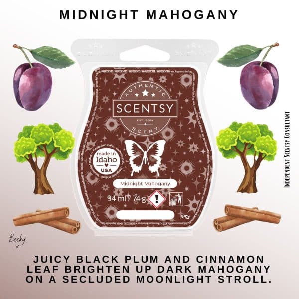 Midnight Mahogany Scentsy Bar - The Candle Boutique - Scentsy UK
