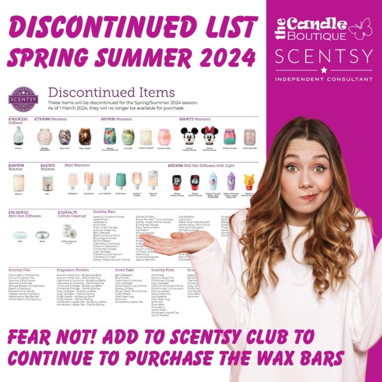 Scentsy Discontinued List – For Spring Summer 2024