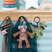 Tex the T-Rex Scentsy Buddy Clip in Tropic Tango & Leoni the Leopard Buddy Clip