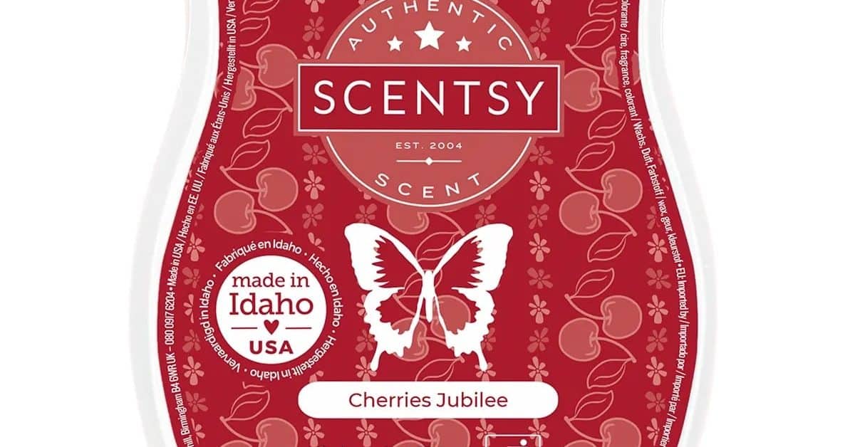 Cherries Jubilee Scentsy Bar The Candle Boutique Scentsy UK Consultant