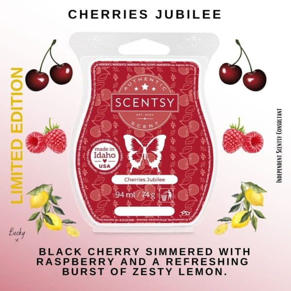 Cherries Jubilee Scentsy Wax Bar