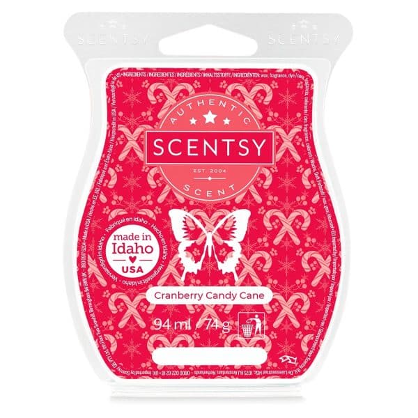 Cranberry Candy Cane Scentsy Bar