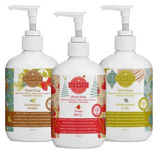 Scentsy Christmas Hand Soap 3-Pack