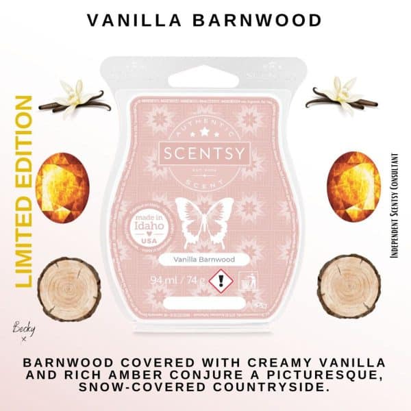 Vanilla Barnwood Scentsy Bar