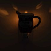 Happy Holidays Scentsy Plugin Mini Warmer with Wall Plug Dark Setting
