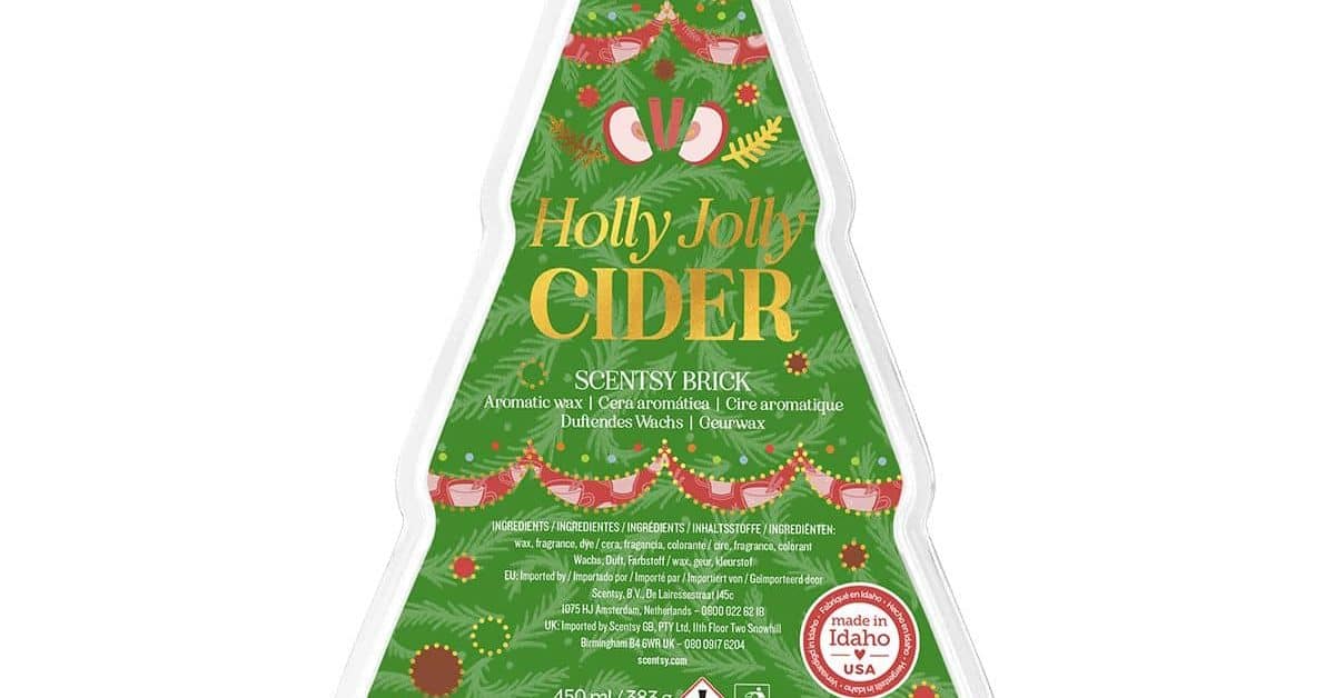 Holly Jolly Cider Scentsy Brick - The Candle Boutique - Scentsy UK  Consultant