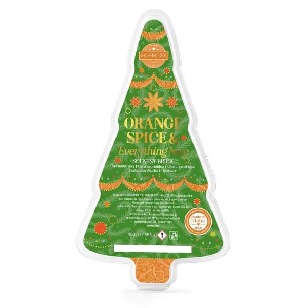 Orange Spice & Everything Nice Scentsy Brick