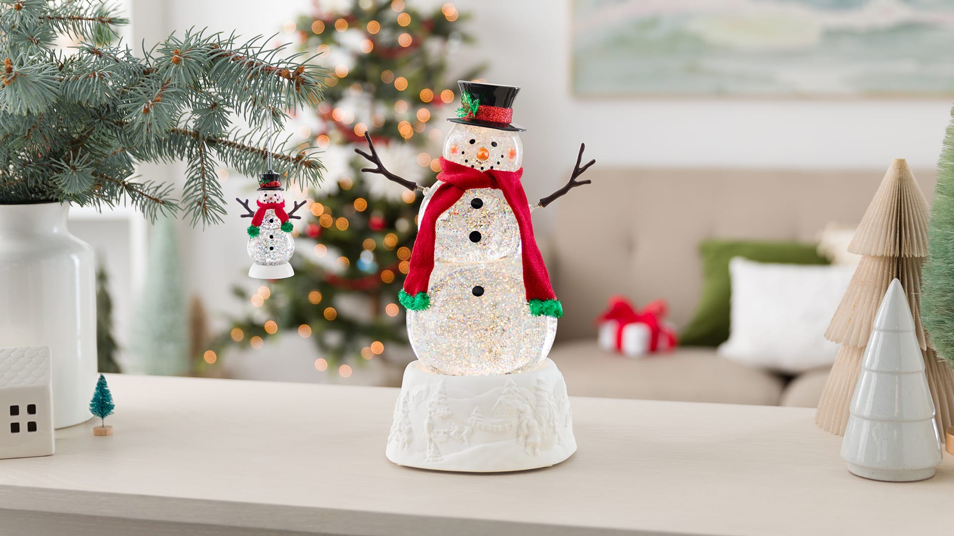 Swirling Snowman Limited-Edition Holiday Warmer