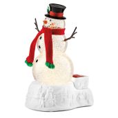 Swirling Snowman Limited-Edition Christmas Warmer