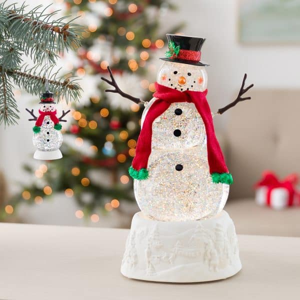 Swirling Snowman Limited-Edition Holiday Warmer - Stylized