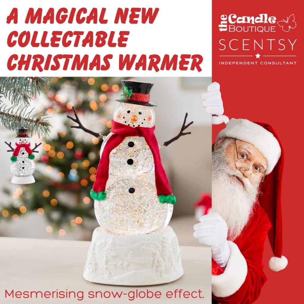 Swirling Snowman Scentsy Warmer