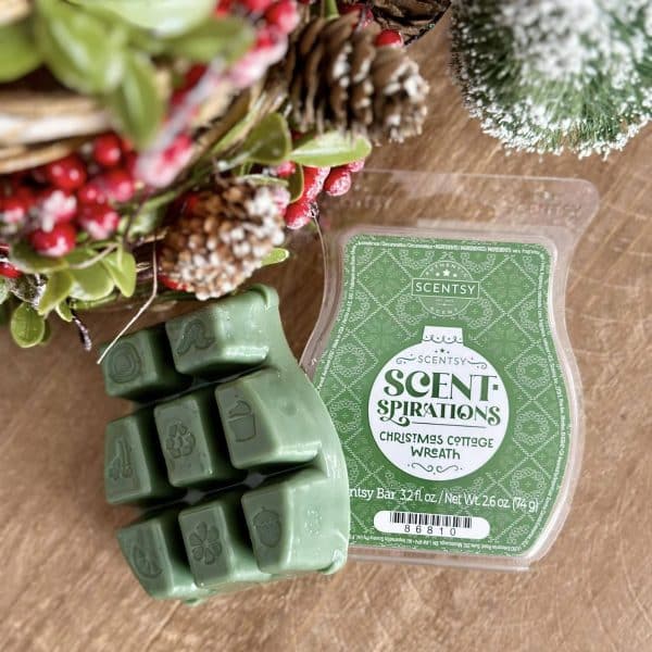 Christmas Cottage Wreath Scentsy Bar (Scent-Spiration Collection)