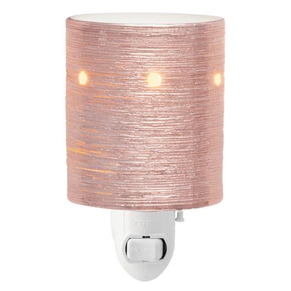 Etched Core Rose Gold Scentsy Plugin Mini Warmer