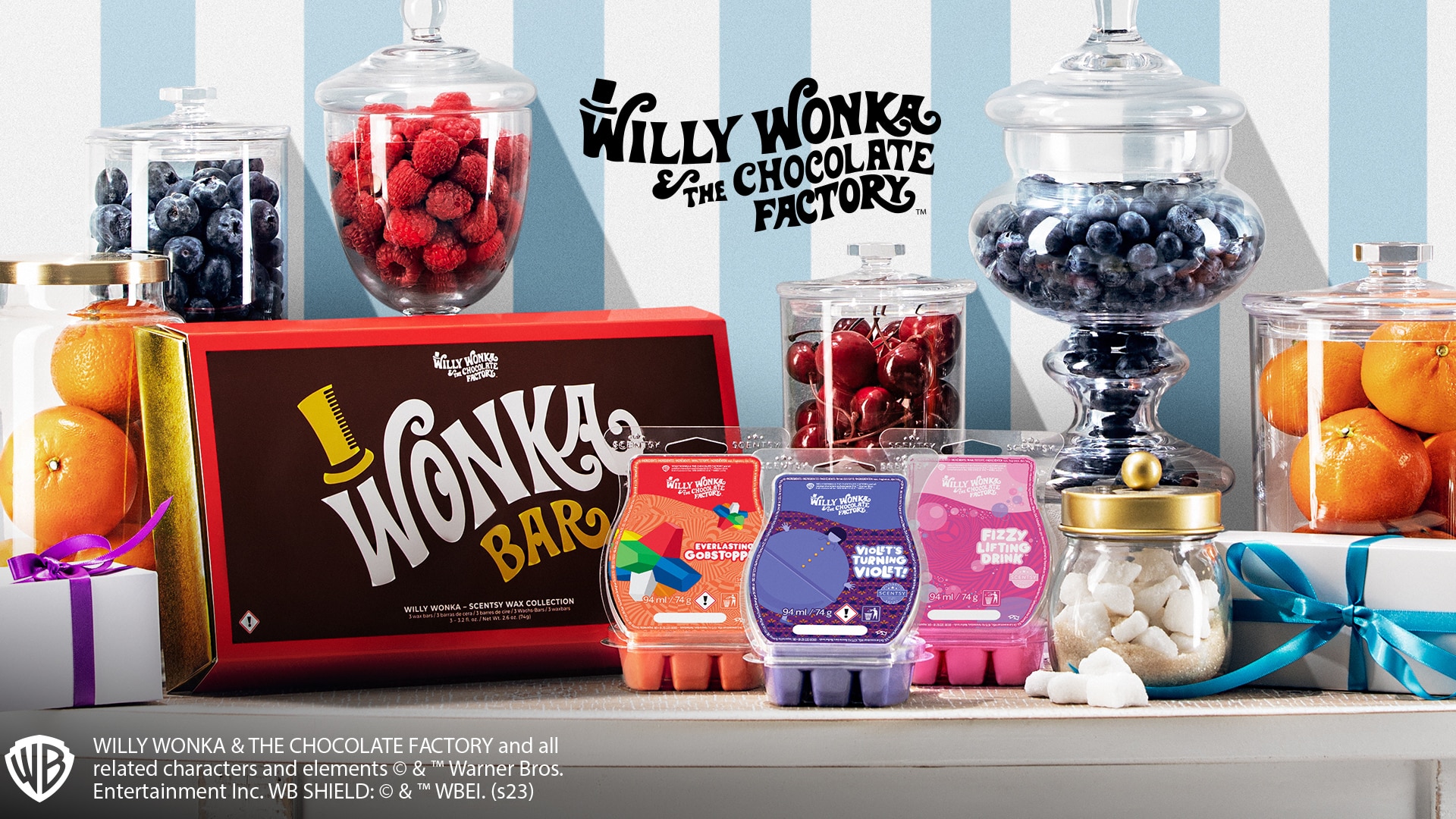 Willy Wonka Scentsy Wax Collection