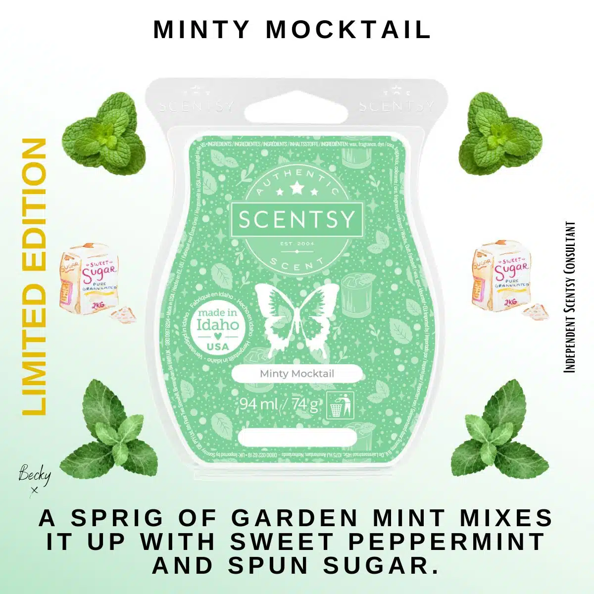 Minty Mocktail Scentsy Bar