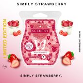 Simply Strawberry Scentsy Bar Style