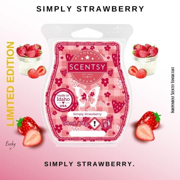 Simply Strawberry Scentsy Bar Style