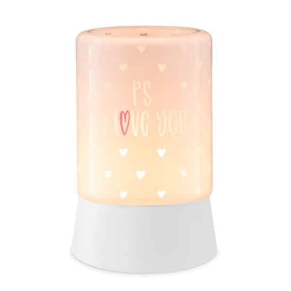 Sweet Sentiments Scentsy Mini Warmer with Tabletop Base