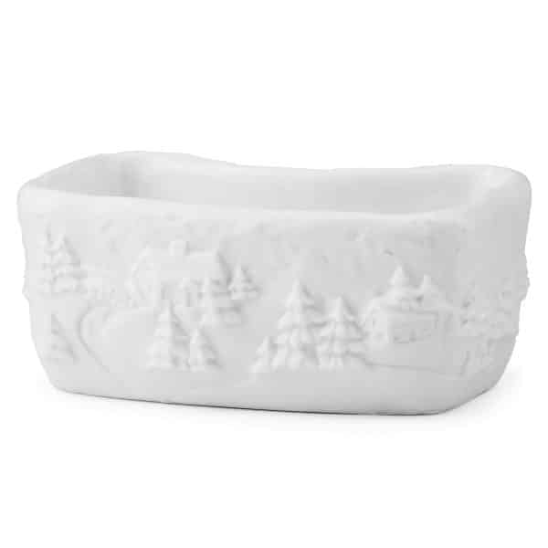 Swirling Snowman Scentsy Replacement Dish