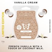 Vanilla Cream Scentsy Bar Styled