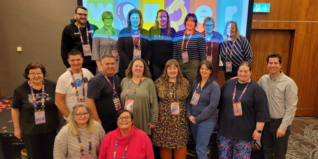 Scentsy Team Photo Edinburgh 2024 World Tour