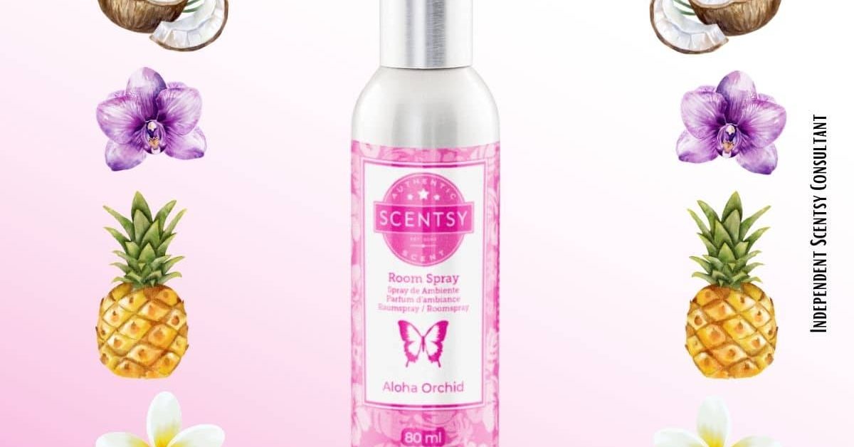 Aloha Orchid Scentsy Room Spray - The Candle Boutique - Scentsy UK ...