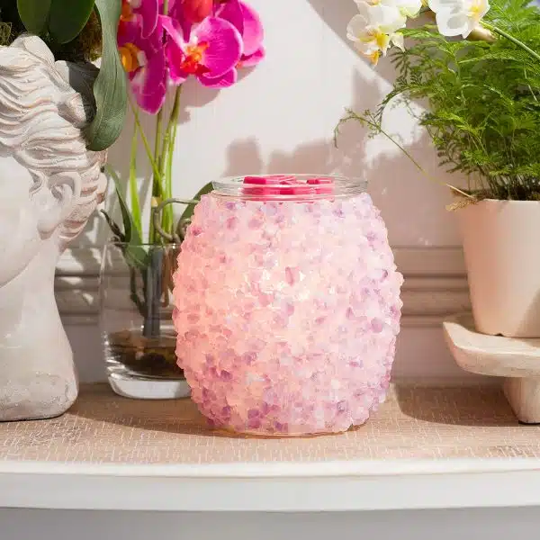 Amethyst Glow Scentsy Warmer Styled Amethyst Glow Scentsy Warmer Styled