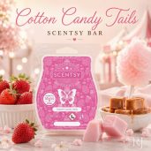 Cotton Candy Tails Scentsy Wax Bar Melt