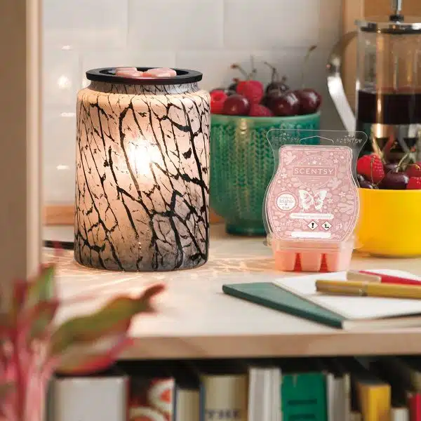 Midnight Crackle Scentsy Warmer Styled
