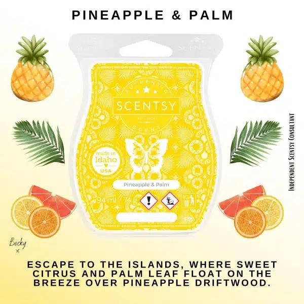 Pineapple & Palm Scentsy Bar
