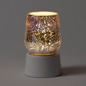 Stargaze Scentsy Mini Warmer With Tabletop Base Dark Setting