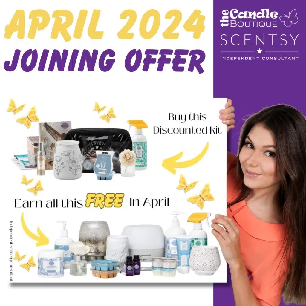 April 2024 Scentsy Joining Offer UK & europe