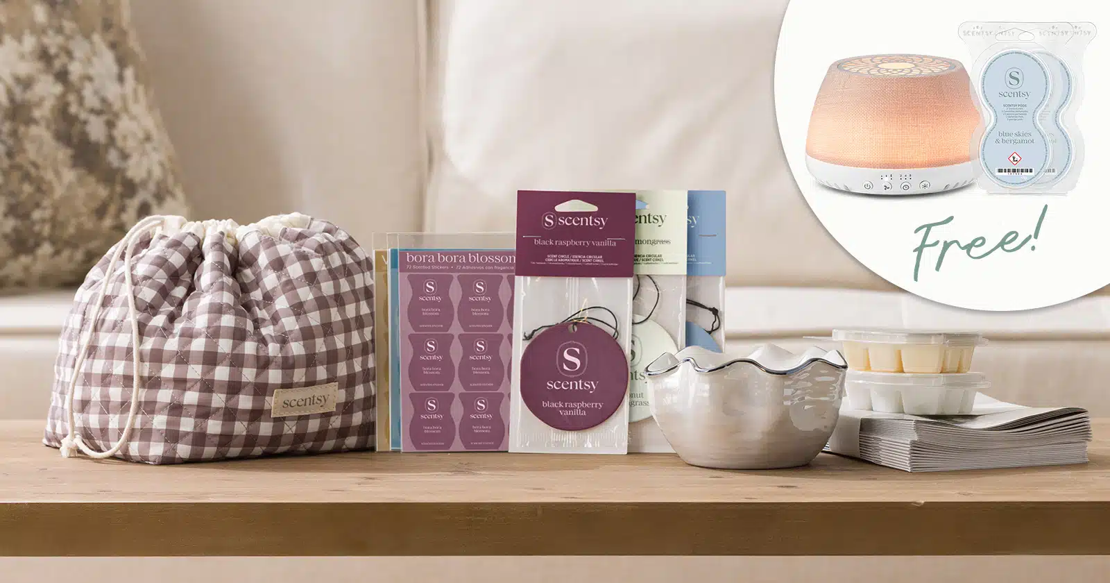 Scentsy UK 2023 Starter Kit August 2026 Essential Starter Kit With FREE Scentsy Quad & Pods