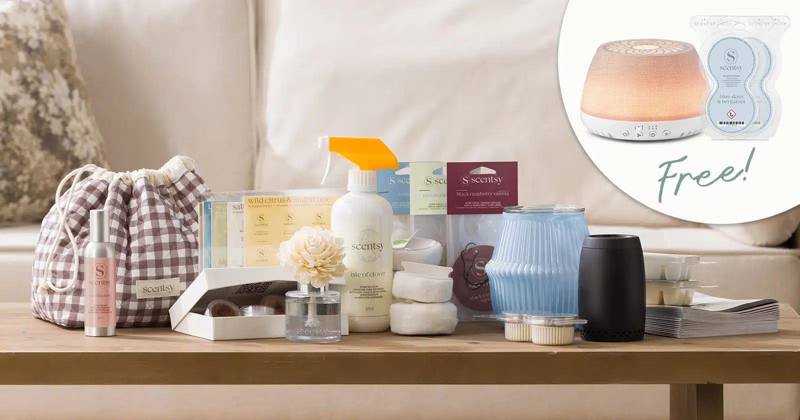 August 2026 Signiture Starter Kit With FREE Scentsy Quad & Pods