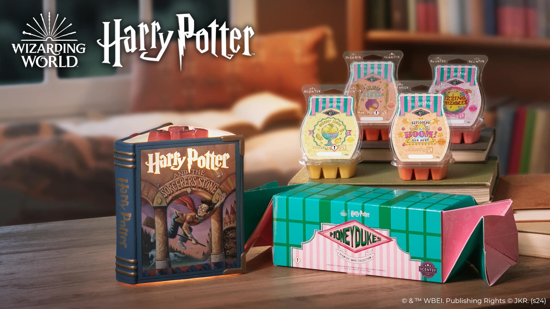 Harry Potter and the Sorcerer’s Stone™ – Scentsy Warmer and Honeyduke’s™ – Scentsy Wax Collection