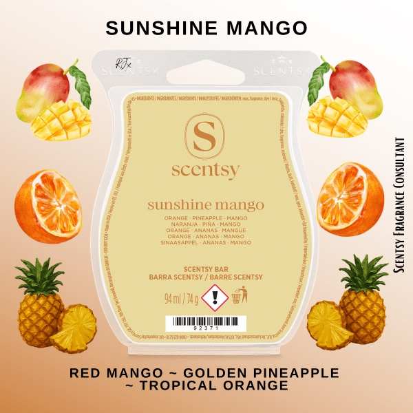 Sunshine Mango Scentsy Wax Bar Sunshine Mango Scentsy Wax Bar